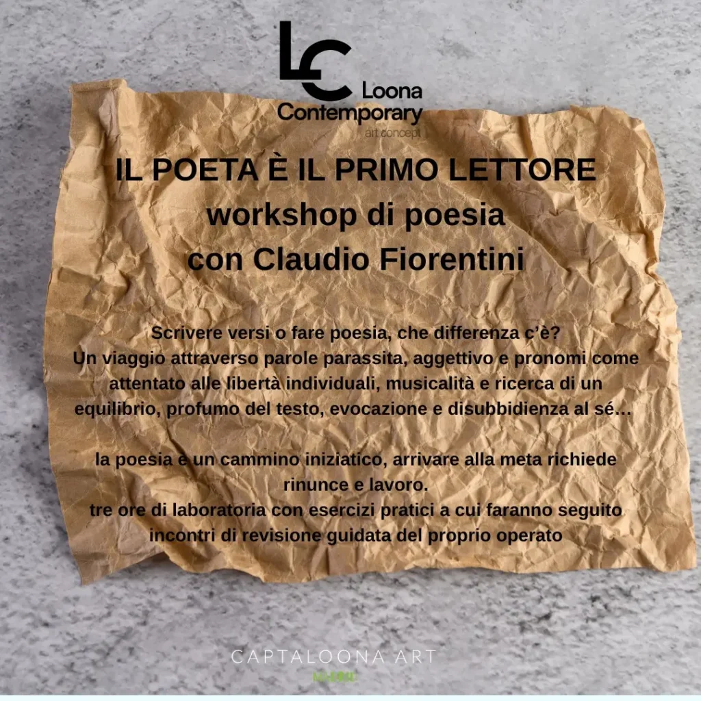 Il poeta è il primo lettore